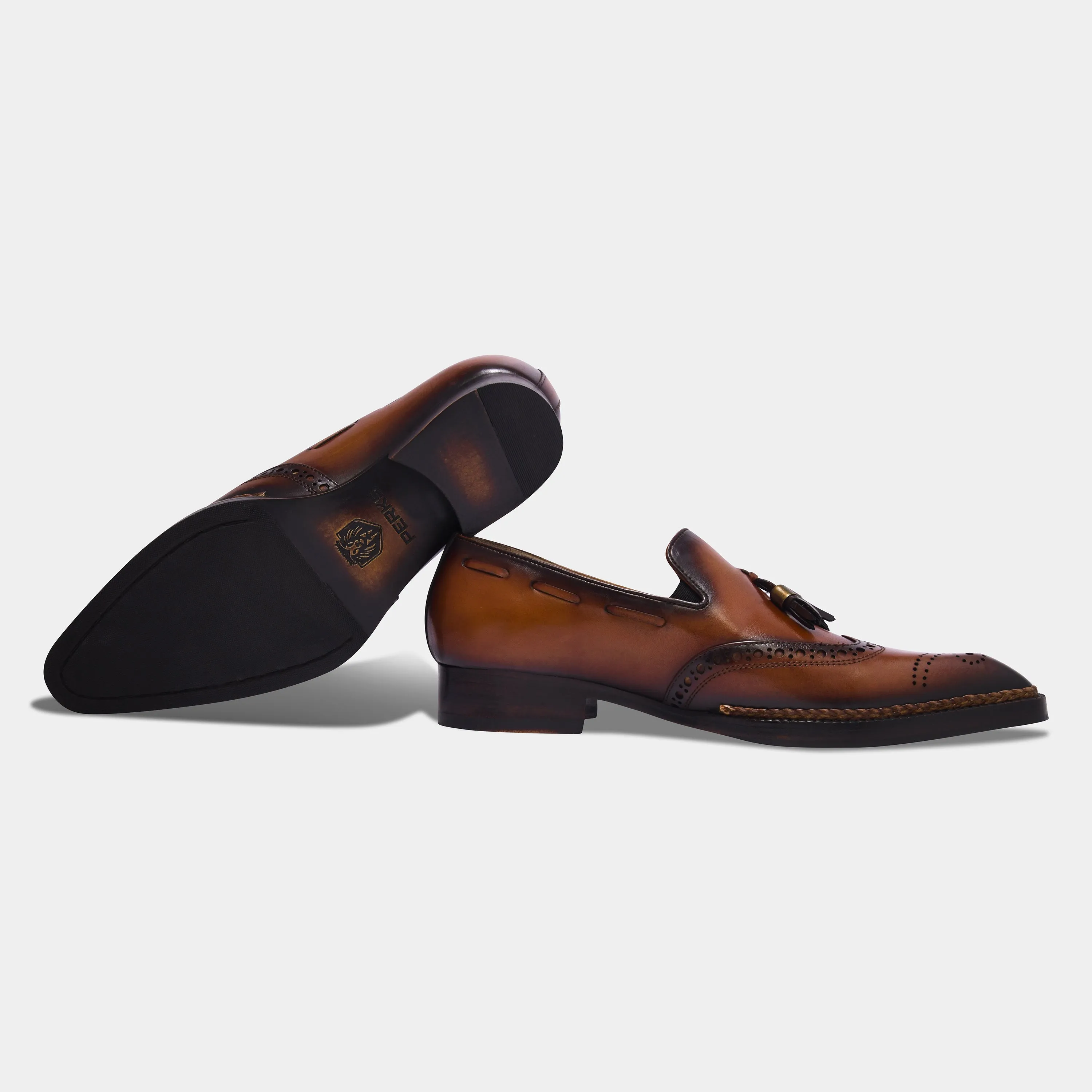EL CHAPO TASSEL LOAFER | BROGUE BROWN