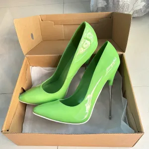 Factory Customize 16cm Extreme Metal High Heels Stilettos Women Sexy Pumps