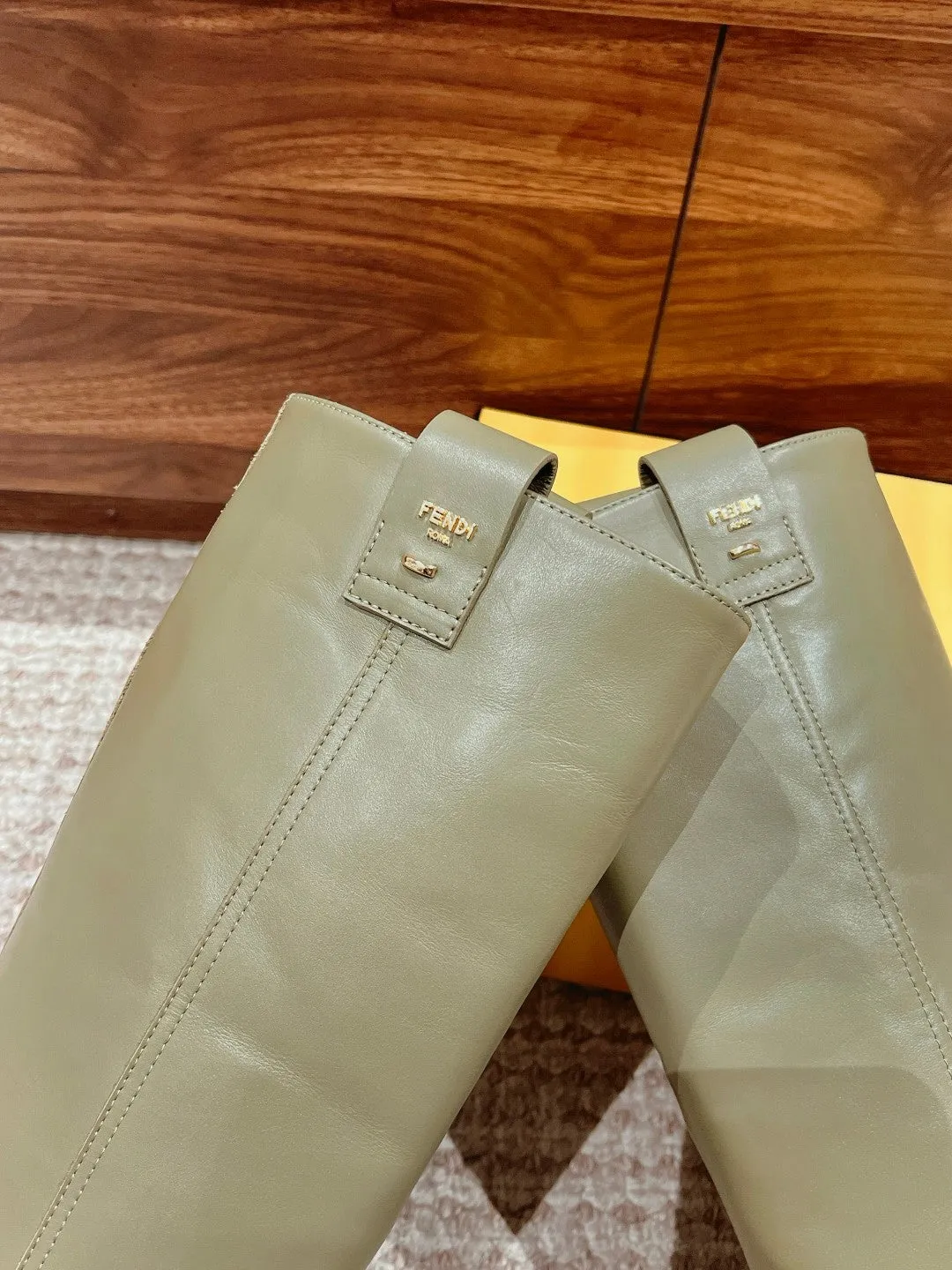 FD autumn and winter new long boots old flower boots