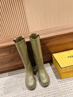 FD autumn and winter new long boots old flower boots
