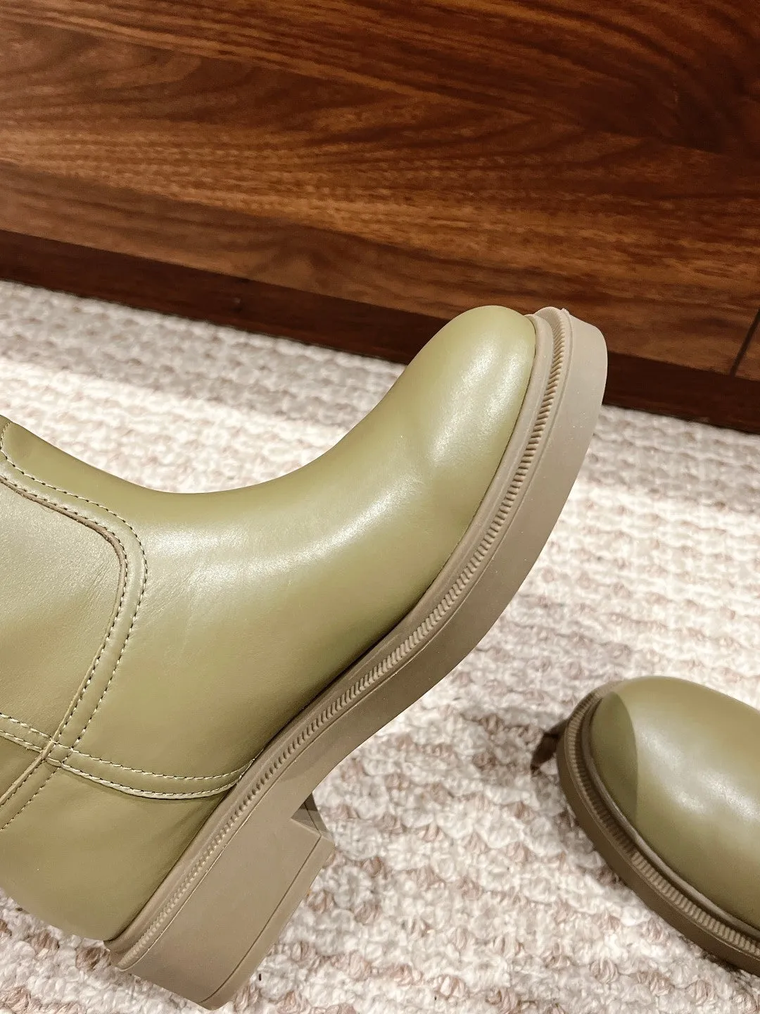 FD autumn and winter new long boots old flower boots