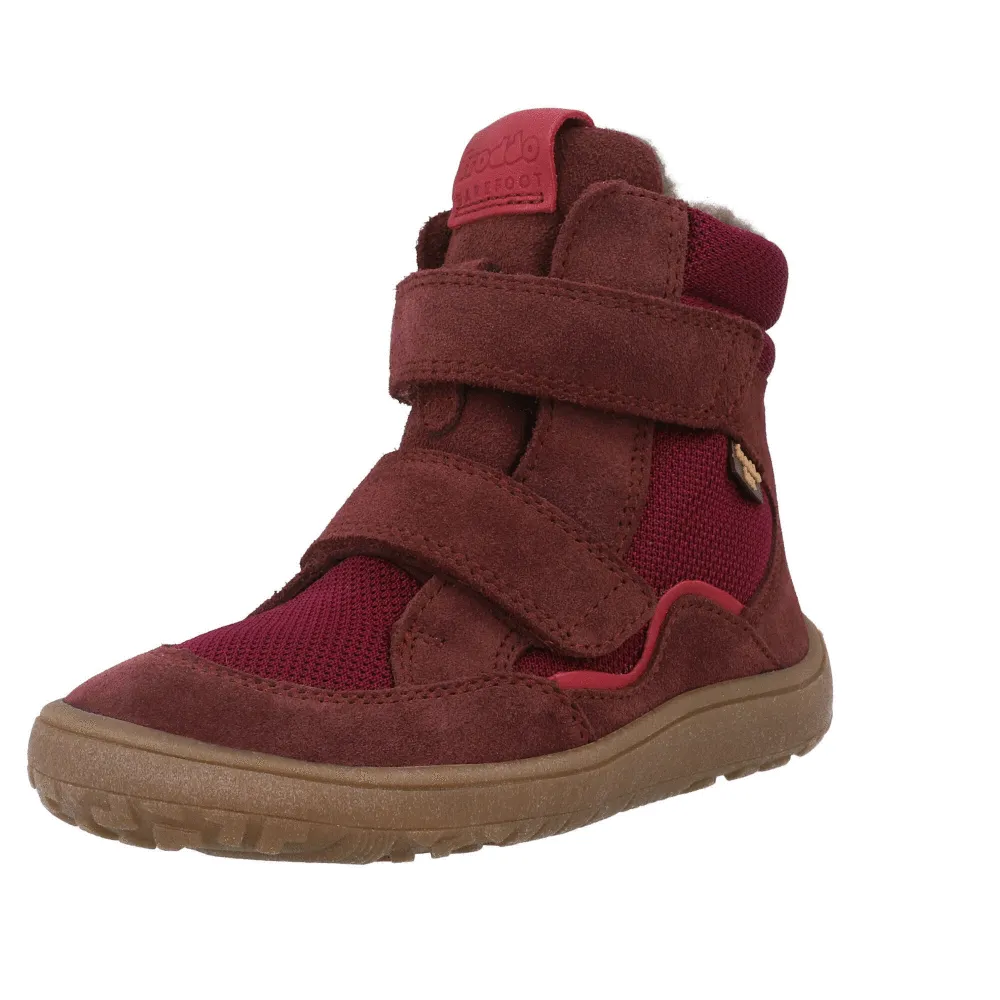Froddo Barefoot Tex Winter Boots Bordeaux