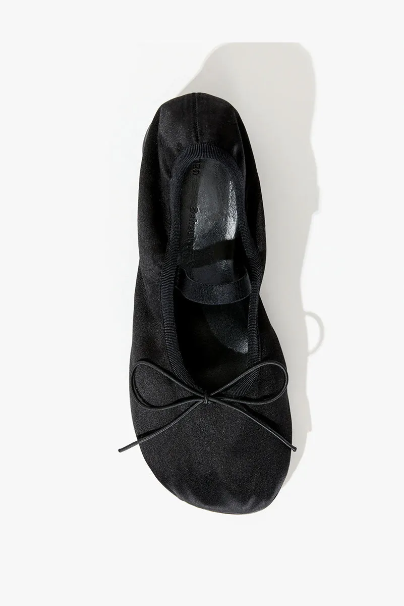 Glove Ballet Pumps - Black