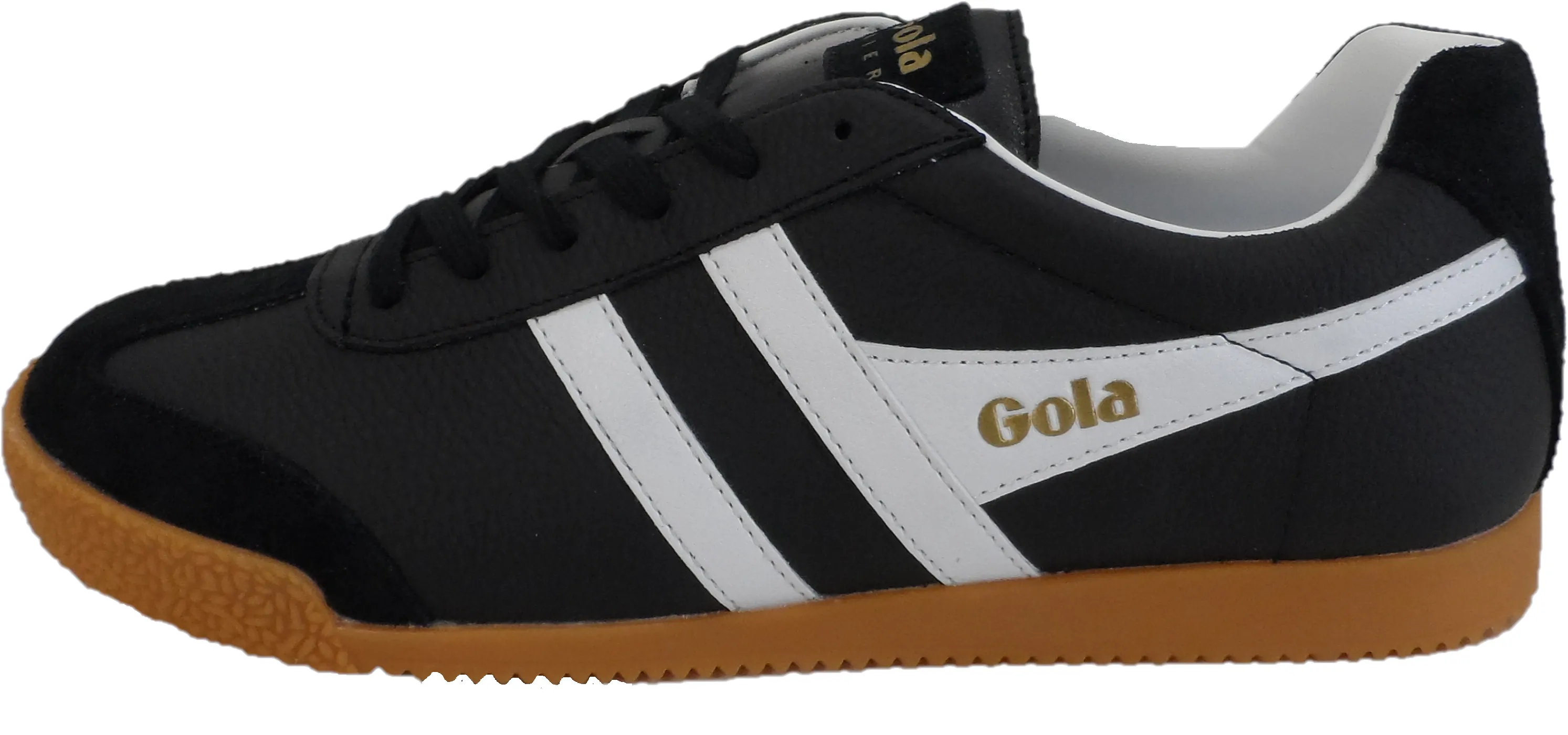 Gola Classics Black and White Harrier Trainers