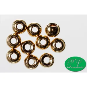 GRIP BRASS BEAD 2.4MM GOLD 30PKT