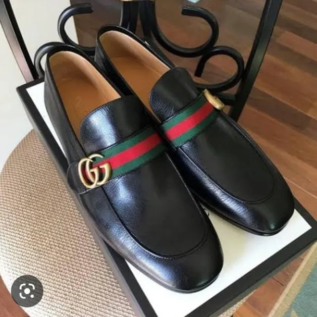 GUCCI || POLYURETHANE MEN CALF LEATHER LOAFER FOR MEN