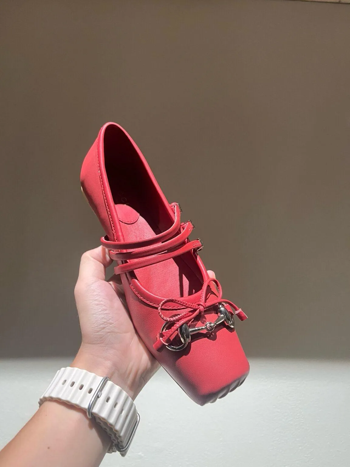 Gucci S24 Horsebit Ballet Shoes