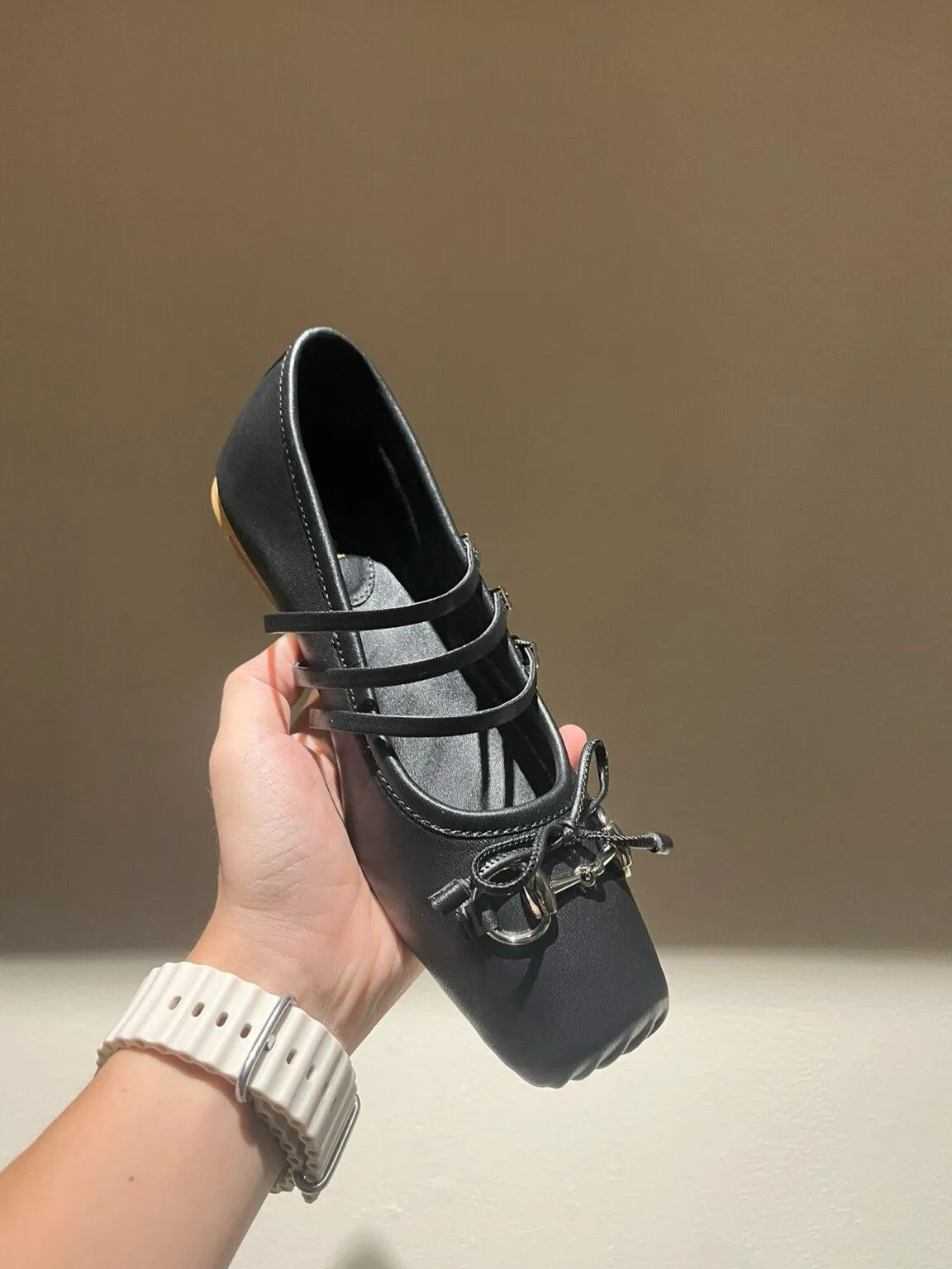 Gucci S24 Horsebit Ballet Shoes