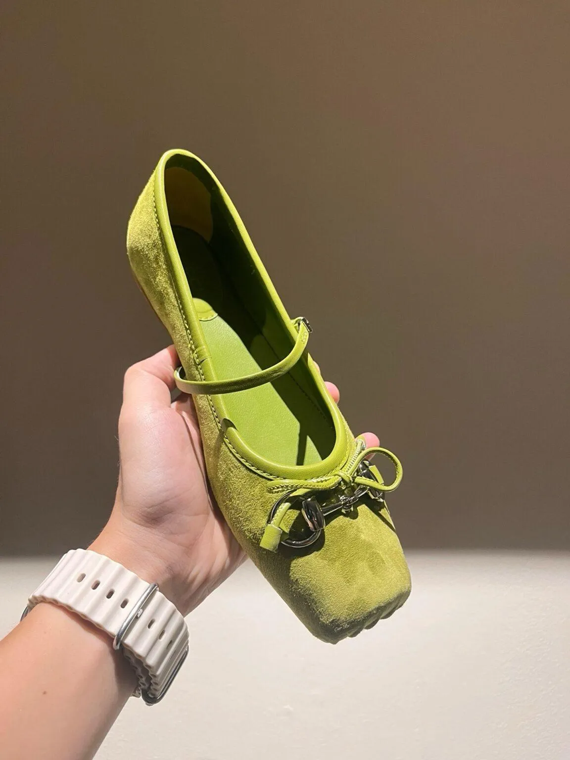 Gucci S24 Horsebit Ballet Shoes