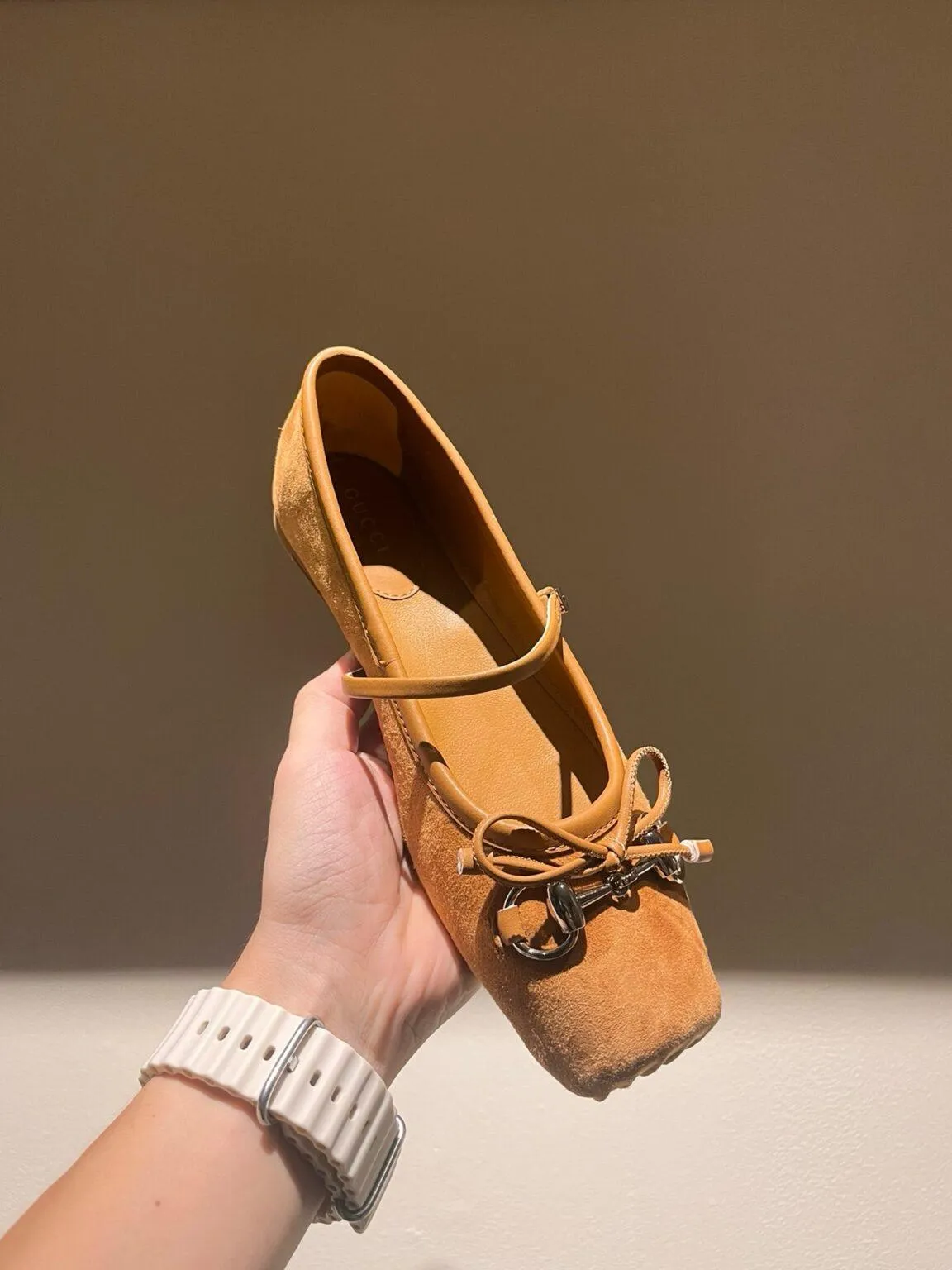 Gucci S24 Horsebit Ballet Shoes