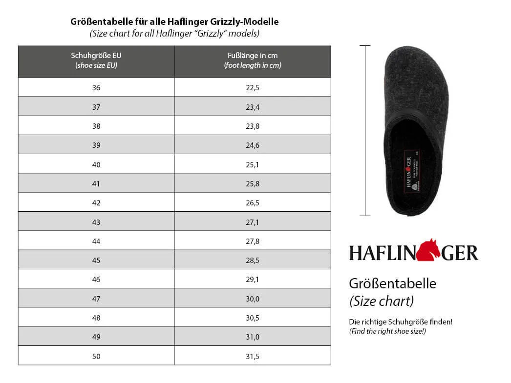 HAFLINGER Women Felt Clogs Grizzly 'Cuoricino', beige