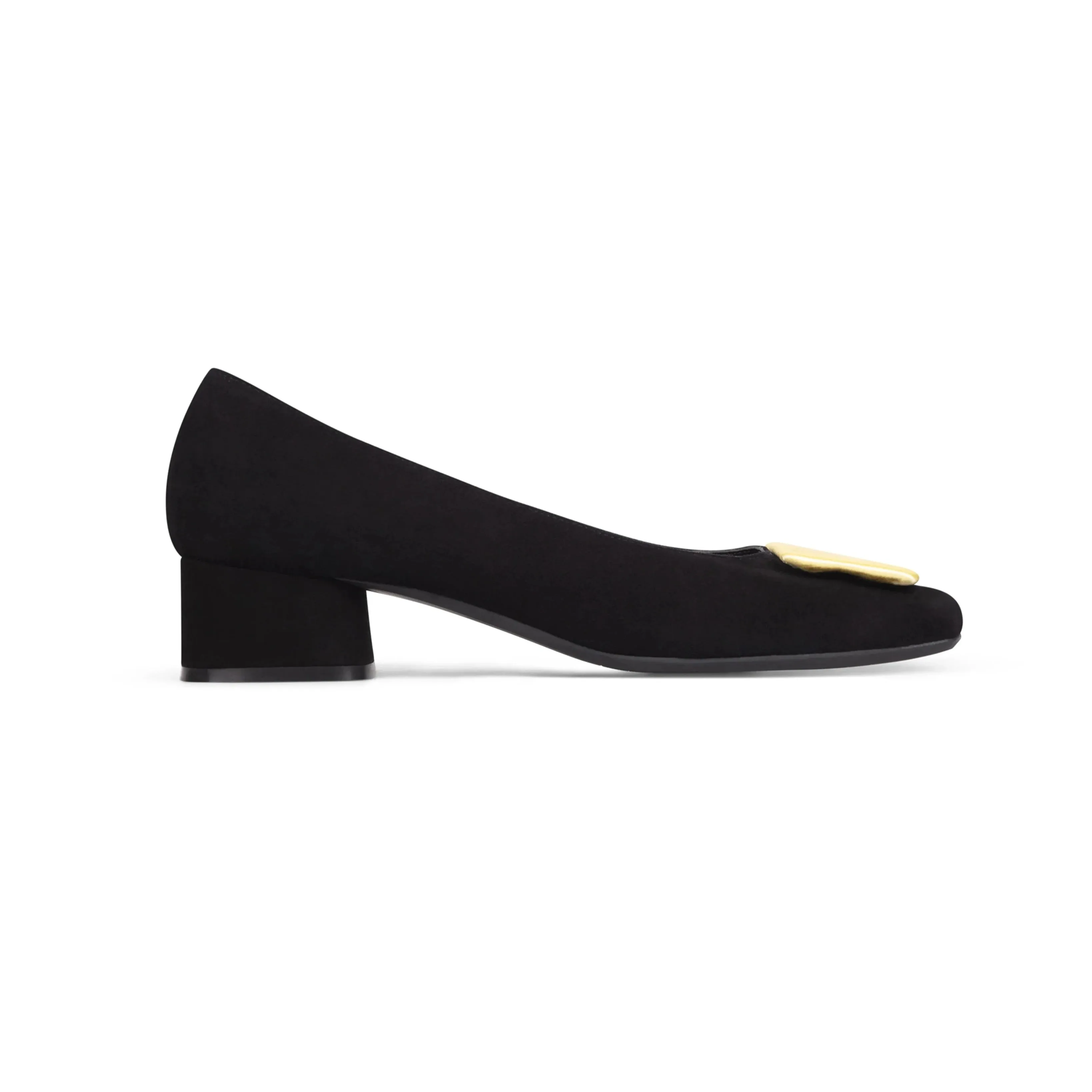 HAI x REQINS KEFIR BALLET PUMPS | BLACK & YELLOW