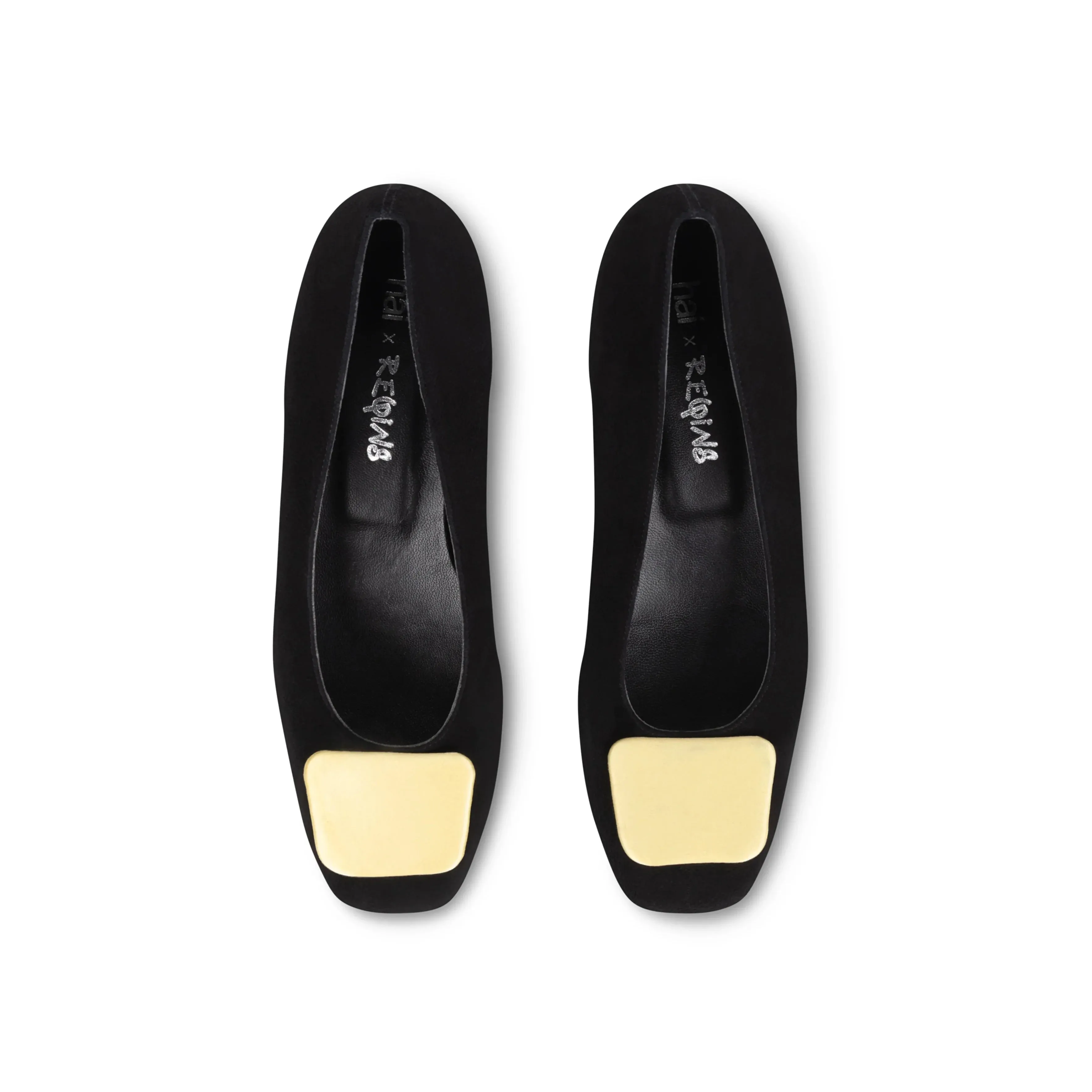 HAI x REQINS KEFIR BALLET PUMPS | BLACK & YELLOW