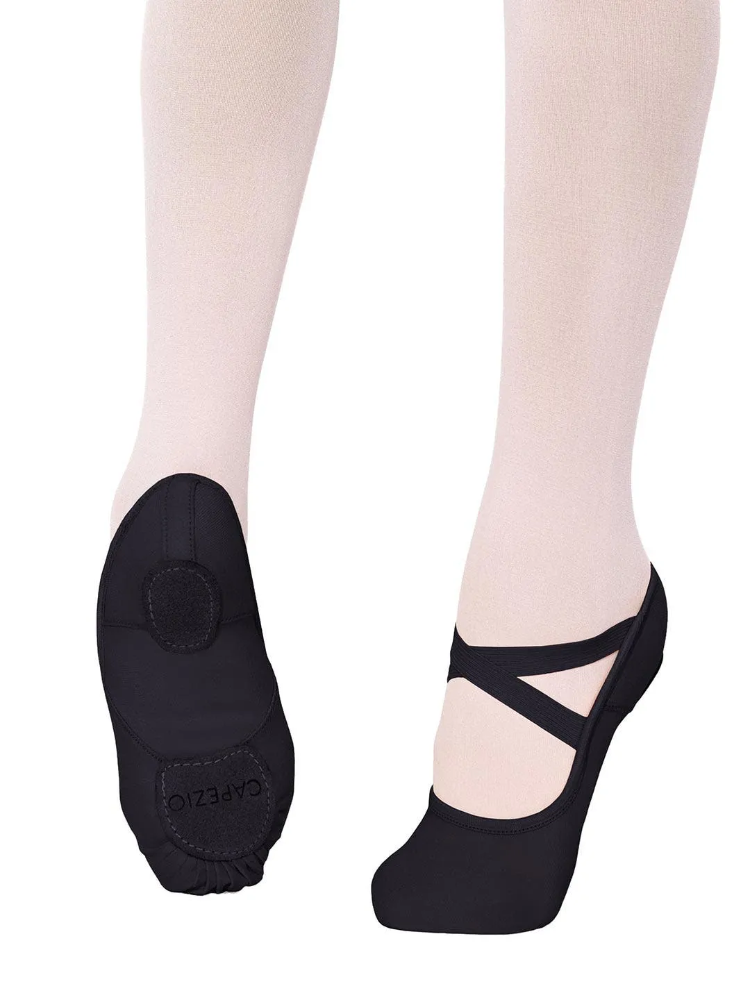 Hanami Canvas Ballet Shoe - Black (Child)