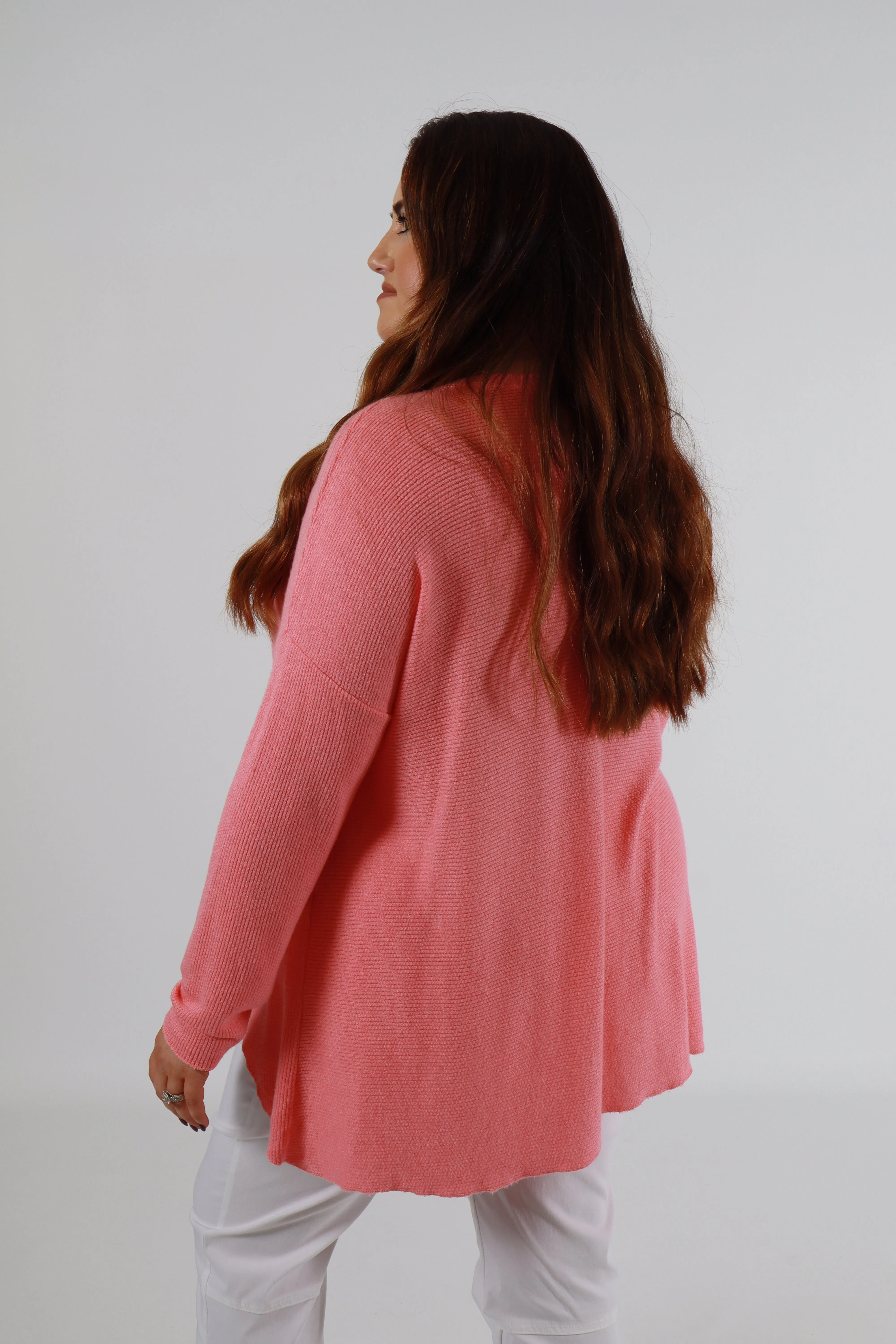 Harmony Jumper in Coral