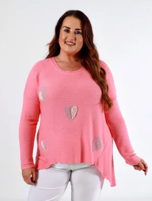 Harmony Jumper in Coral