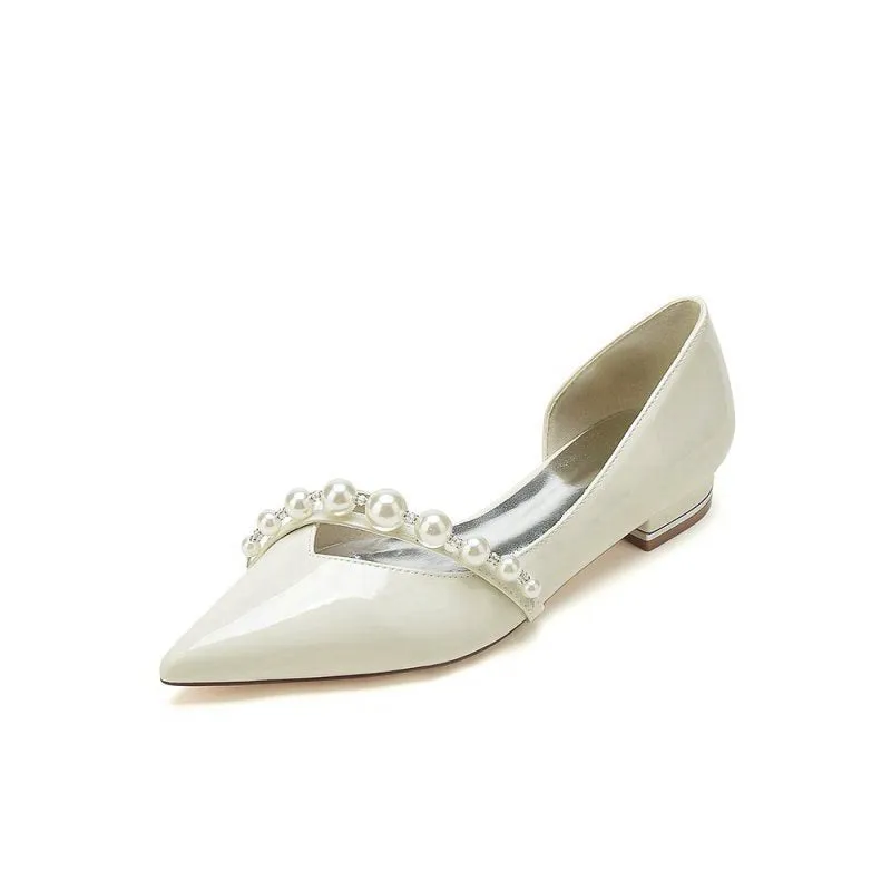 High Heels with Pearl and Rhinestone Embellishments