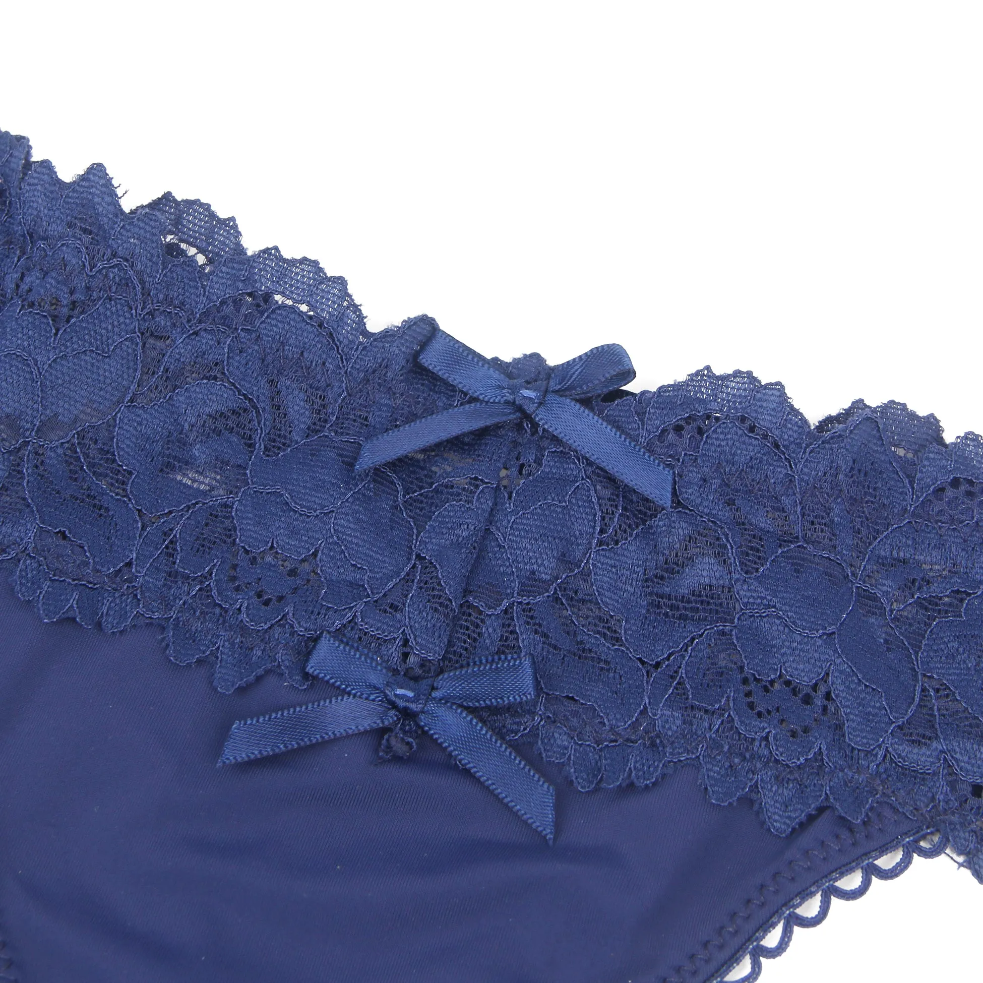 High Quality Burgundy Sexy Floral Lace Panty