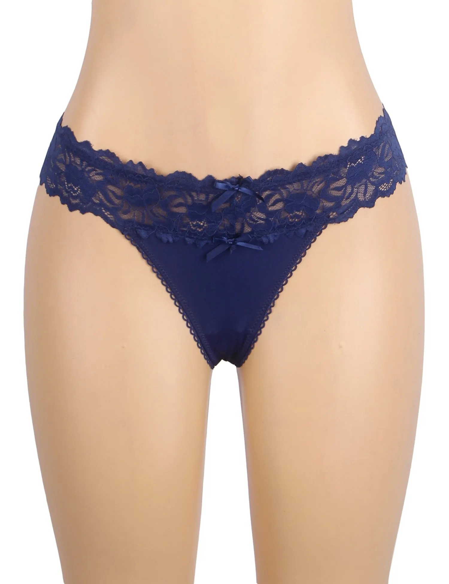 High Quality Burgundy Sexy Floral Lace Panty