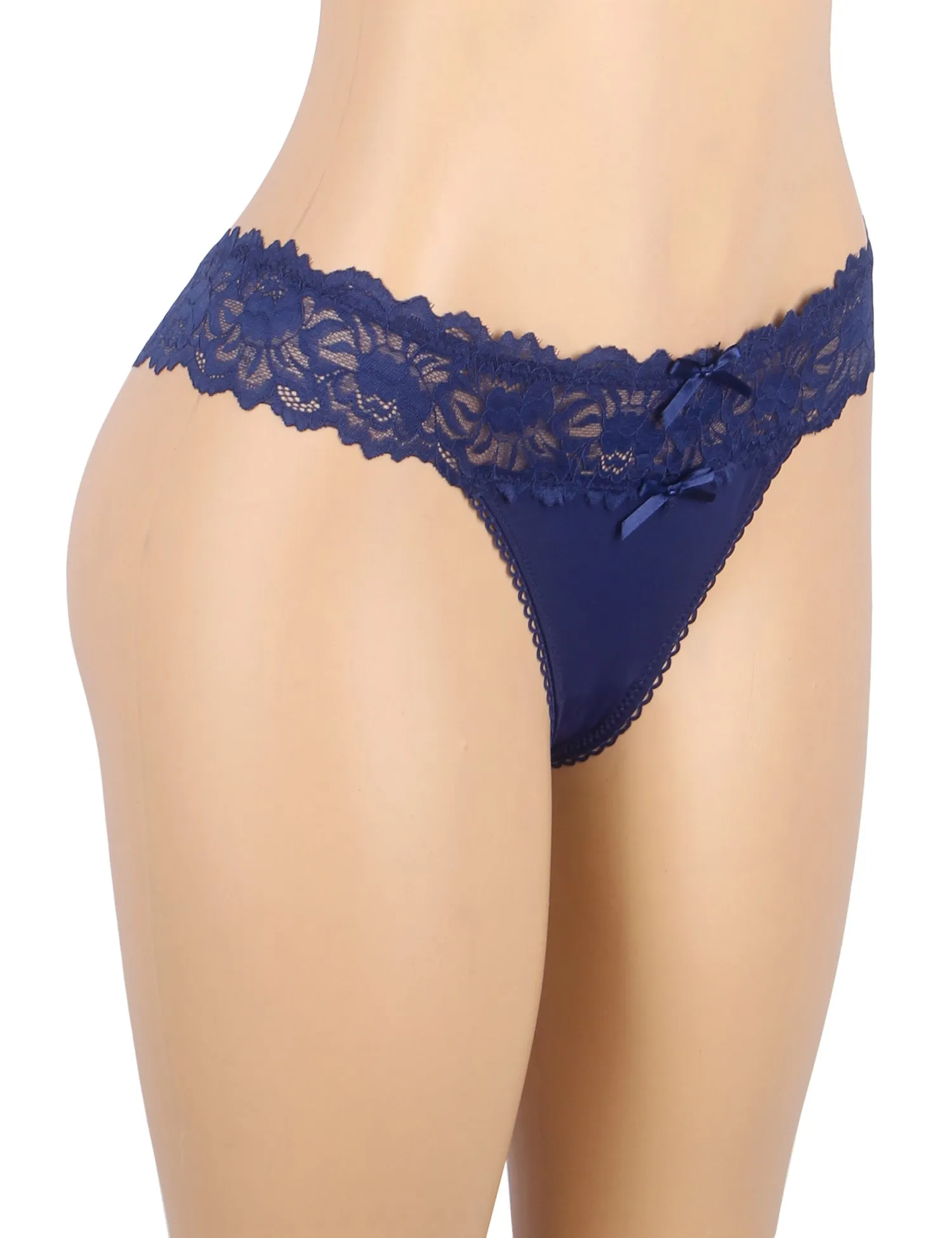 High Quality Burgundy Sexy Floral Lace Panty
