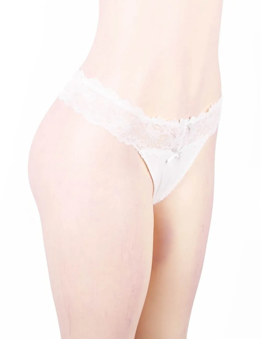 High Quality Burgundy Sexy Floral Lace Panty