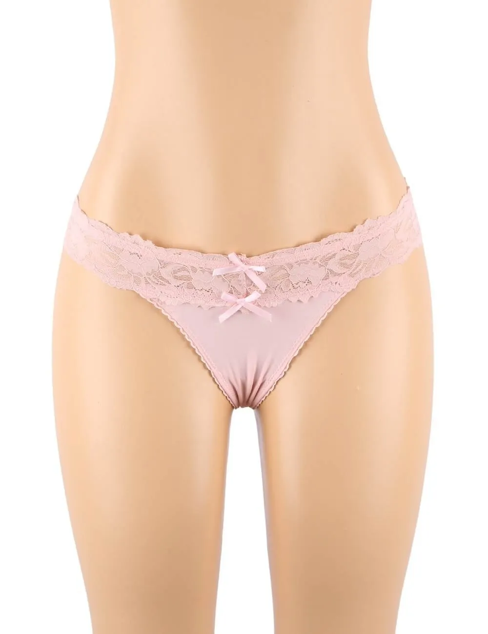 High Quality Burgundy Sexy Floral Lace Panty