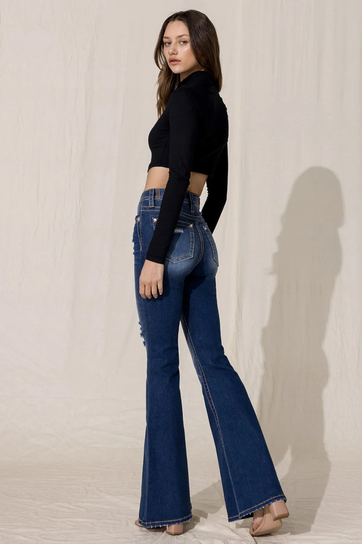 High Rise Sassy Flare