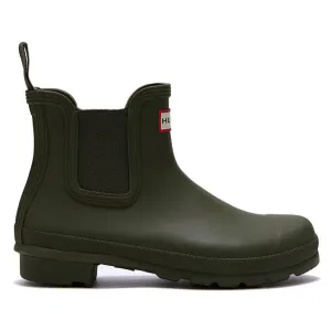Hunter Original Rubber Women's Chelsea Boots - Olive Leaf