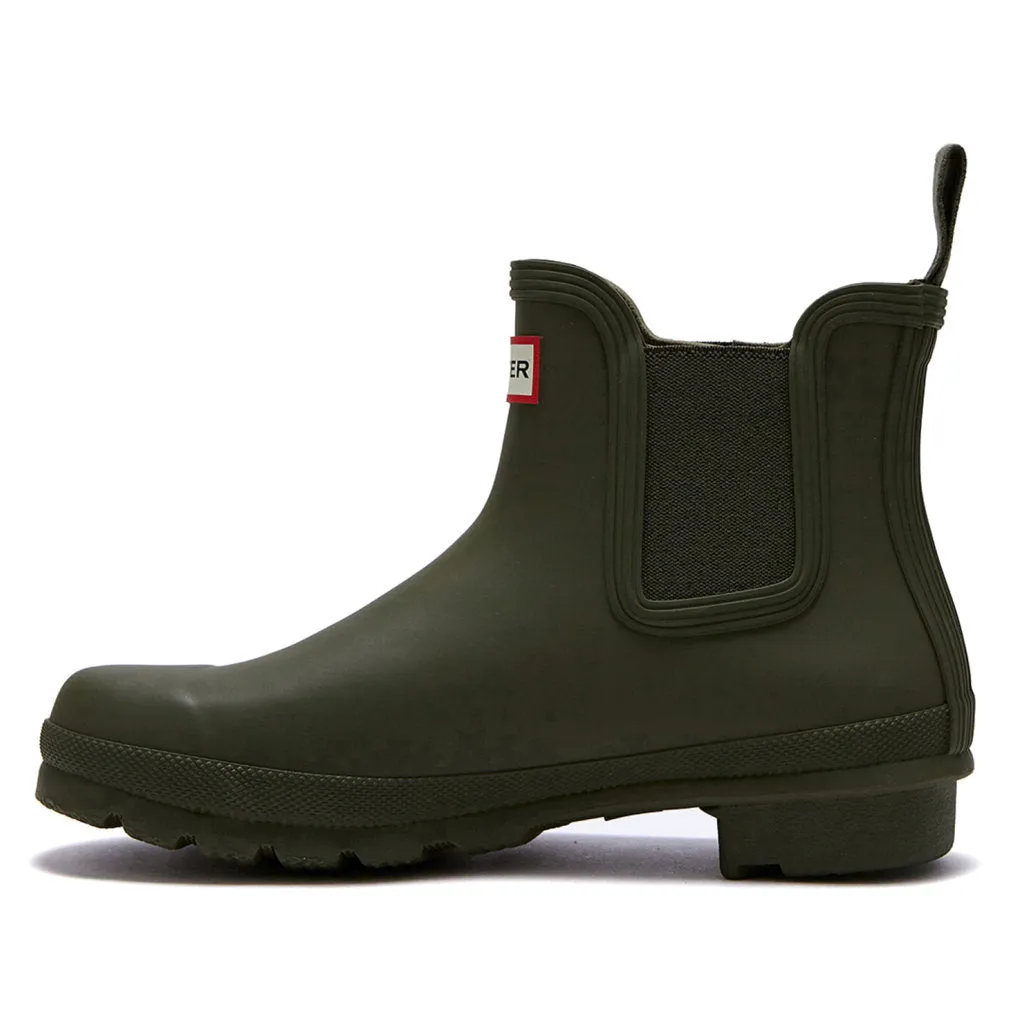 Hunter Original Rubber Women's Chelsea Boots - Olive Leaf
