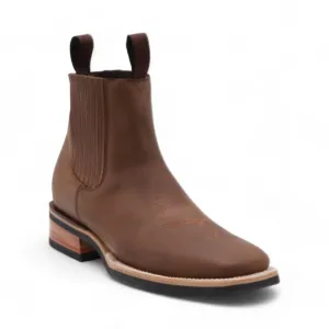 Iowa Men's Brown Leather Short Boots