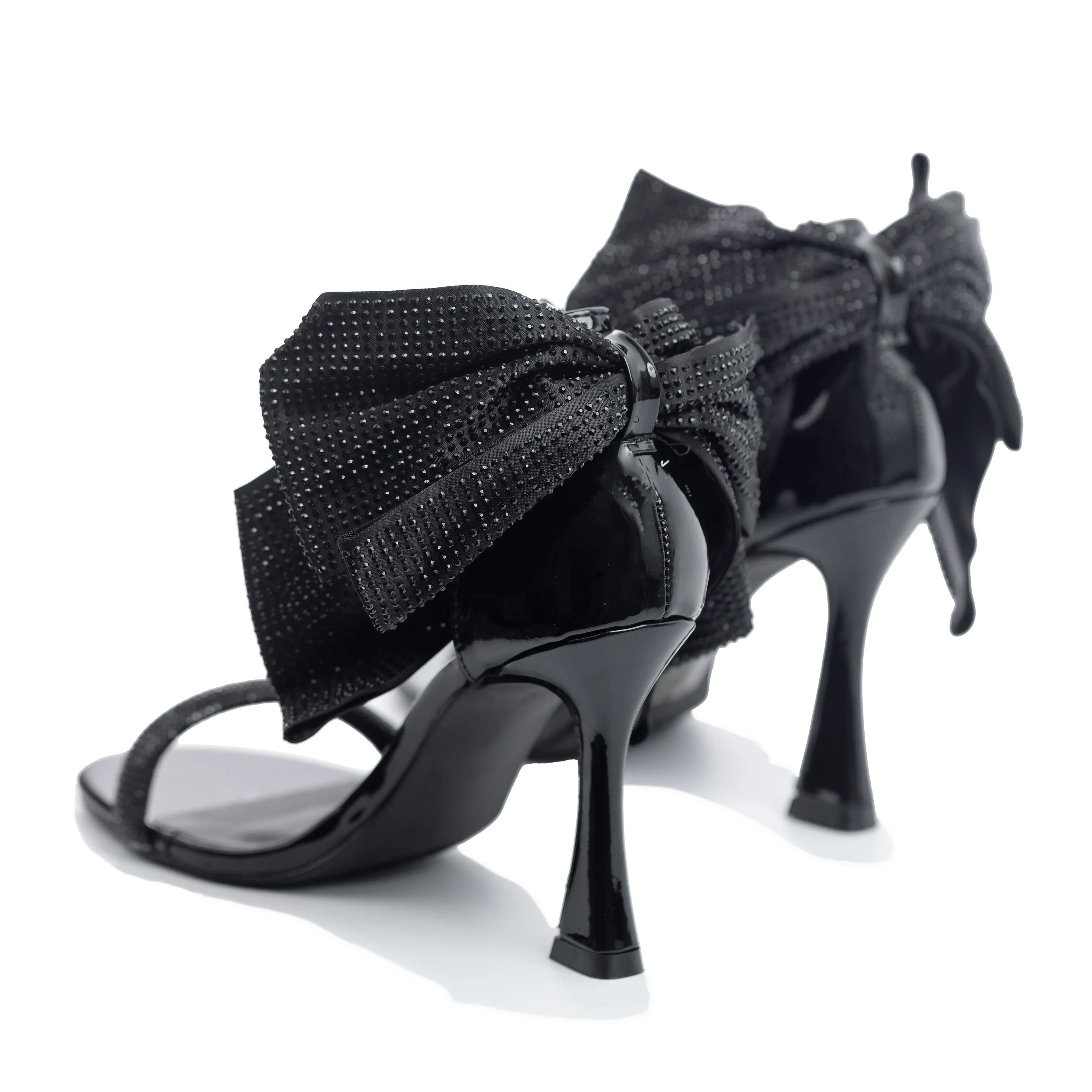 Iridessa - Sparkling Bow-Embellished Heels, Stiletto Silhouette & Round Toe, Designed for Show-Stopping Special Occasions