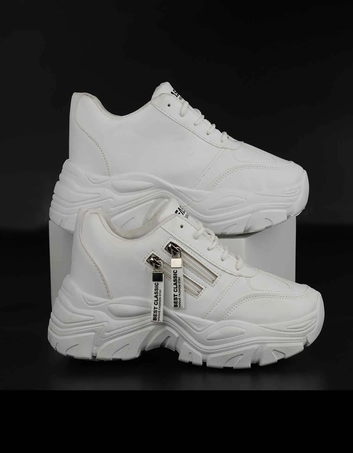 Ivory Urban Chunky Sneakers