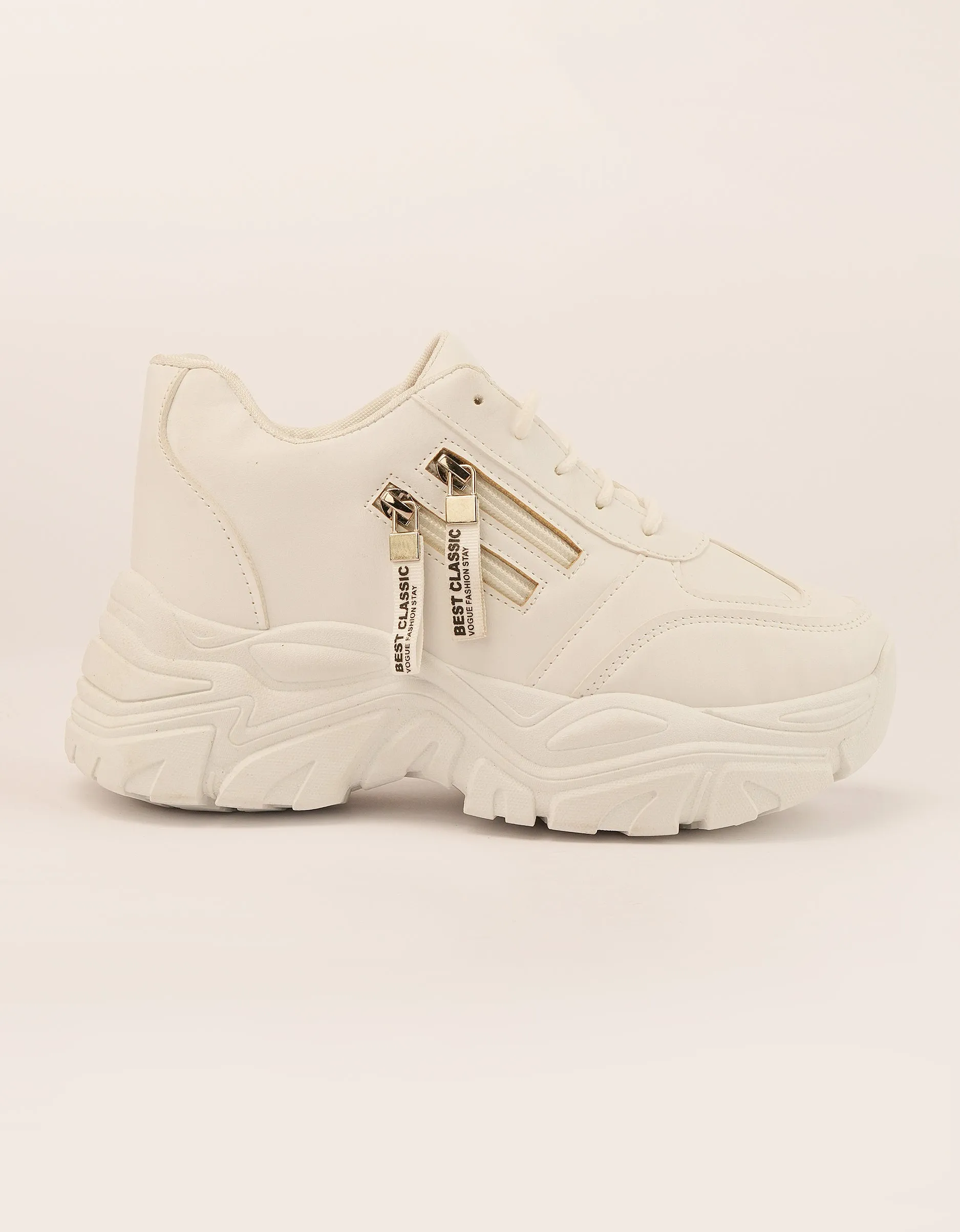 Ivory Urban Chunky Sneakers