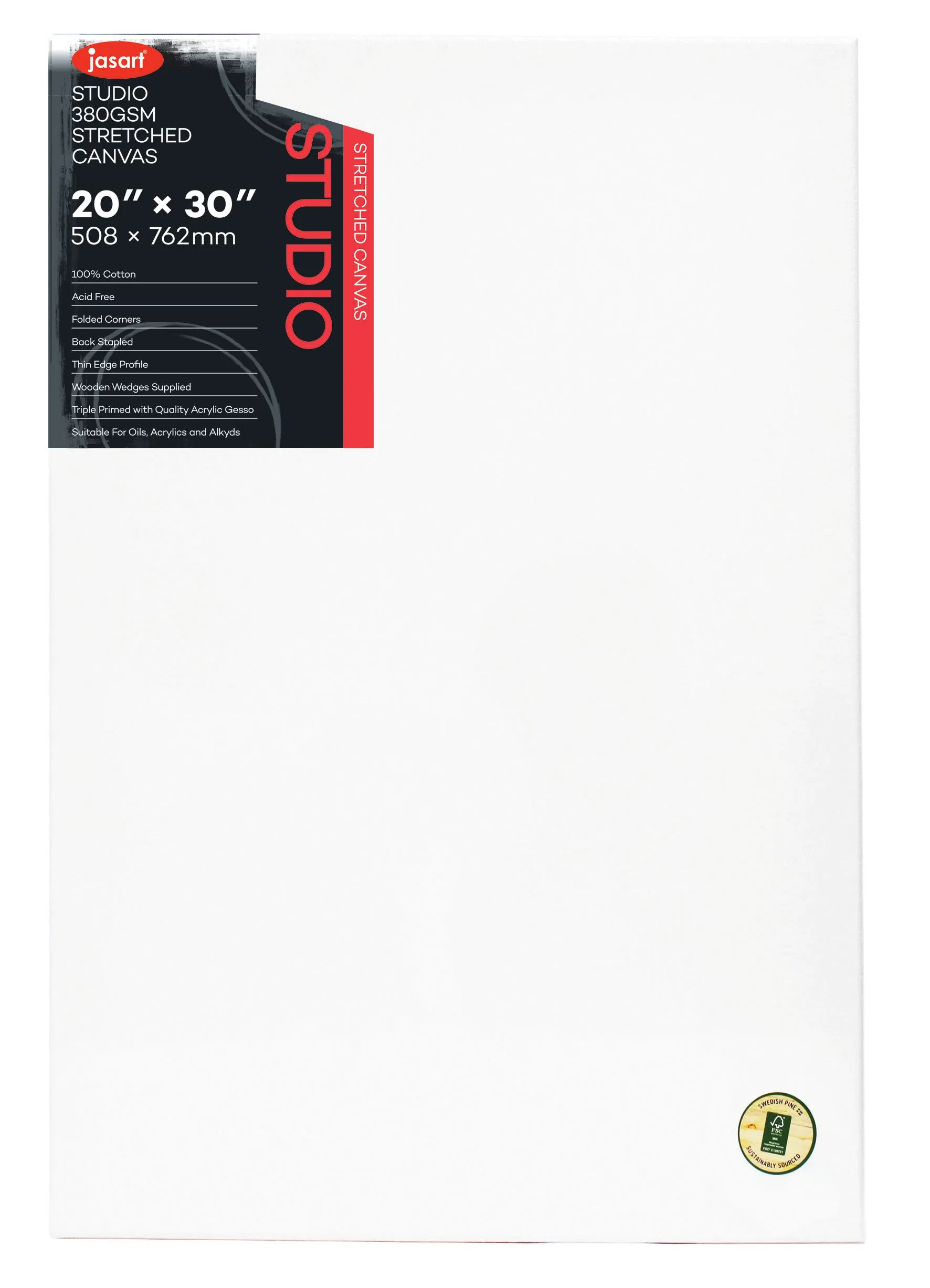 Jasart Studio Thin Edge Stretched Canvas FSC MIX