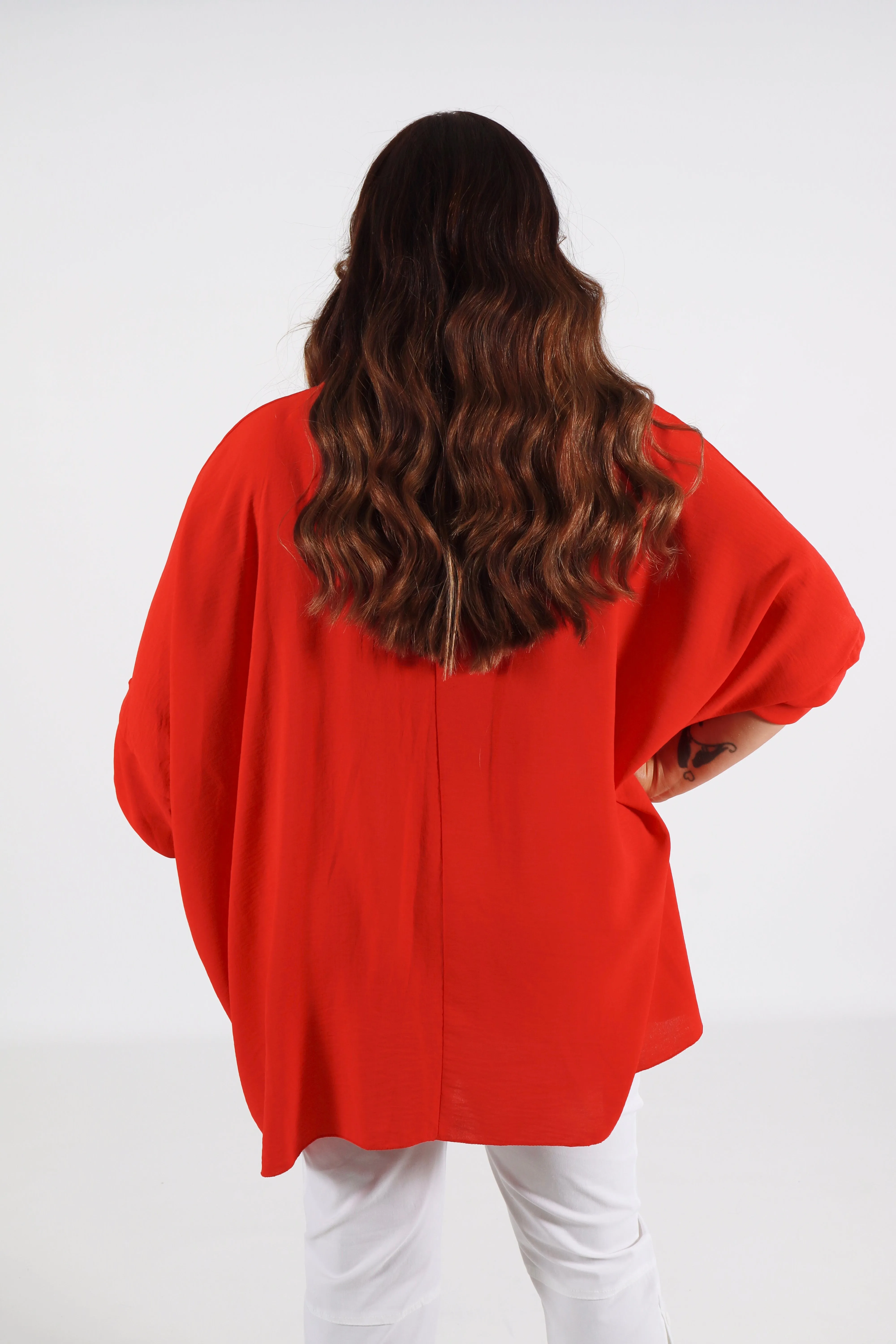 Jolene Blouse in Red