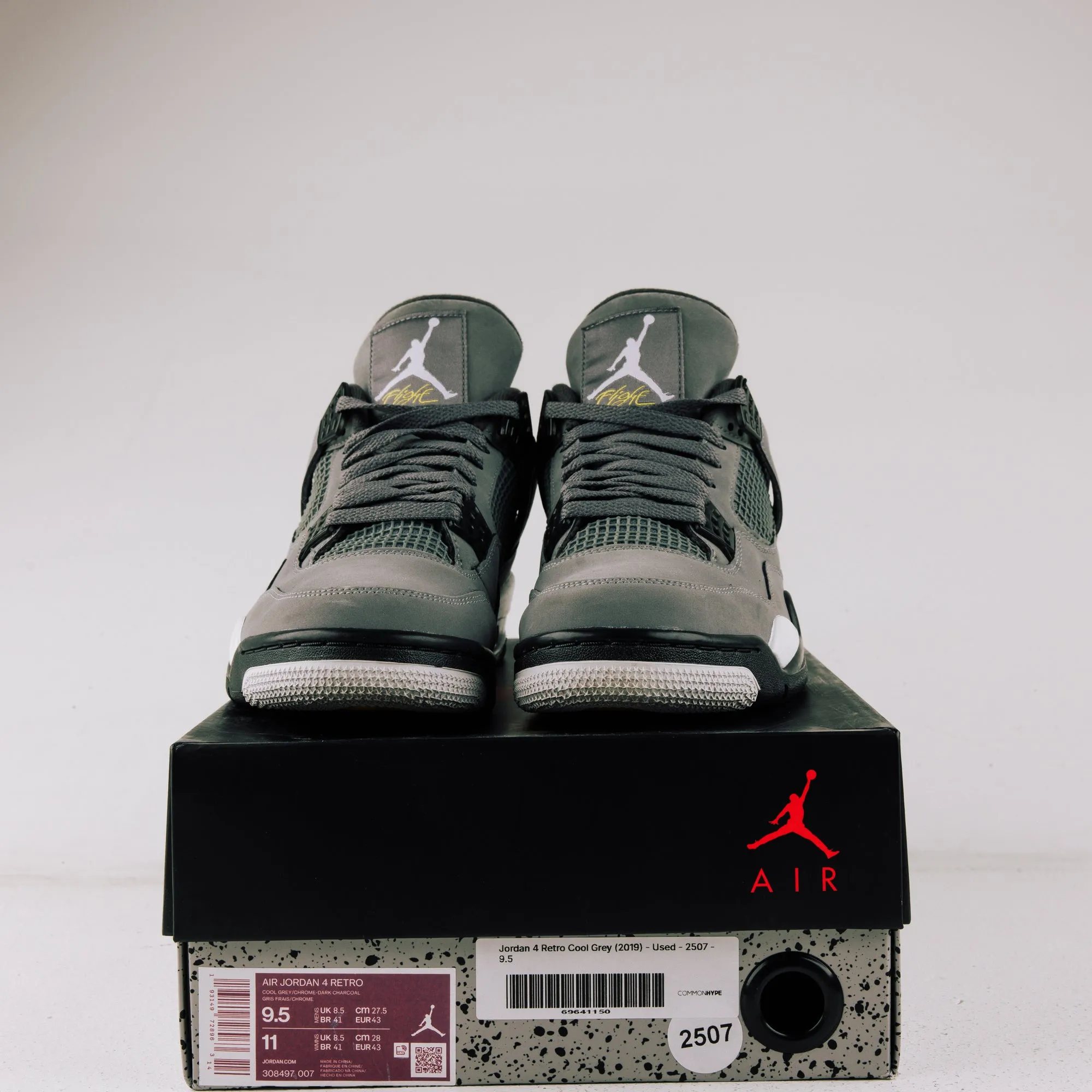 Jordan 4 Retro Cool Grey (2019) - Used - 2507