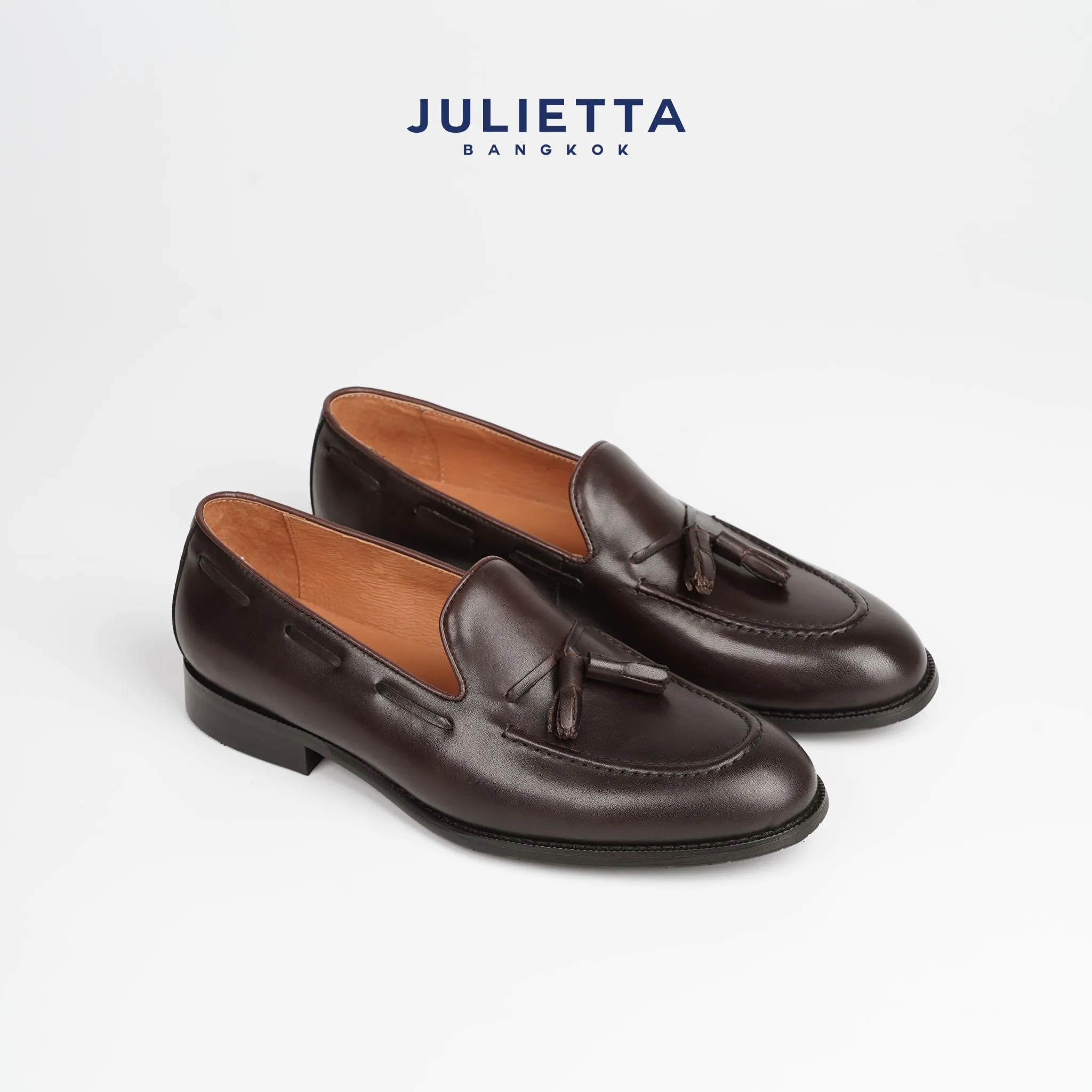 JULIETTA - Tassel Loafer Calfskin : Brown