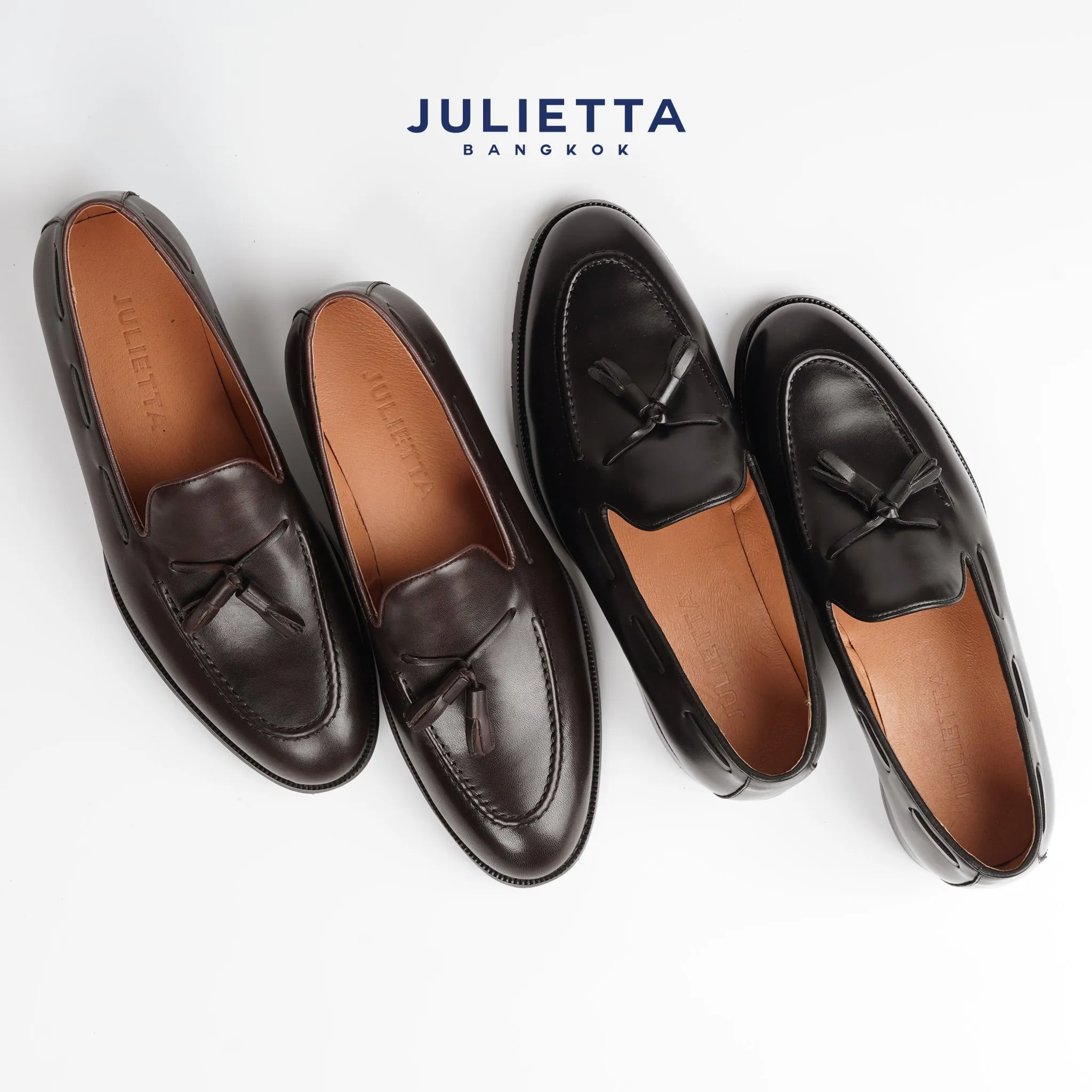 JULIETTA - Tassel Loafer Calfskin : Brown