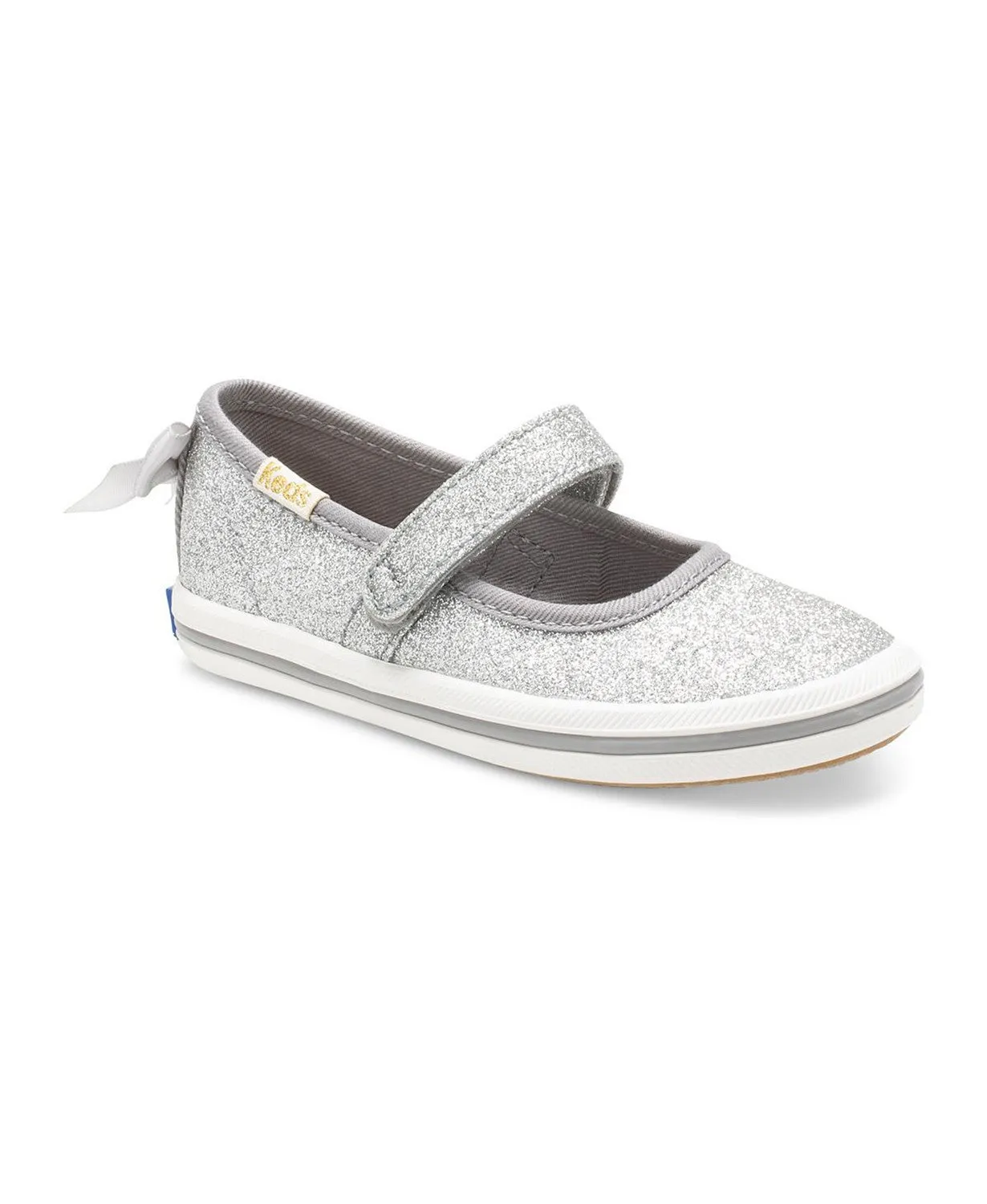 Kate Spade Sloane Kid's Mary Jane Sneaker - Glitter Silver