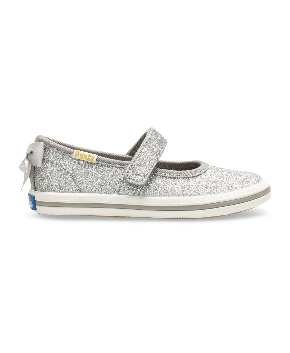Kate Spade Sloane Kid's Mary Jane Sneaker - Glitter Silver