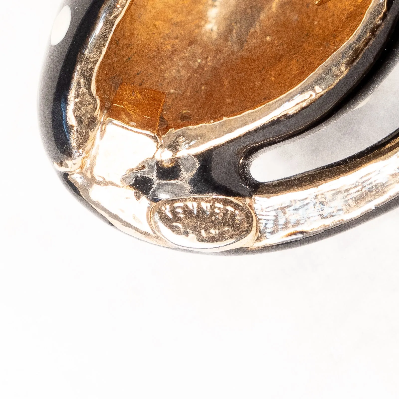 Kenneth Lane Leopard Fur Clip