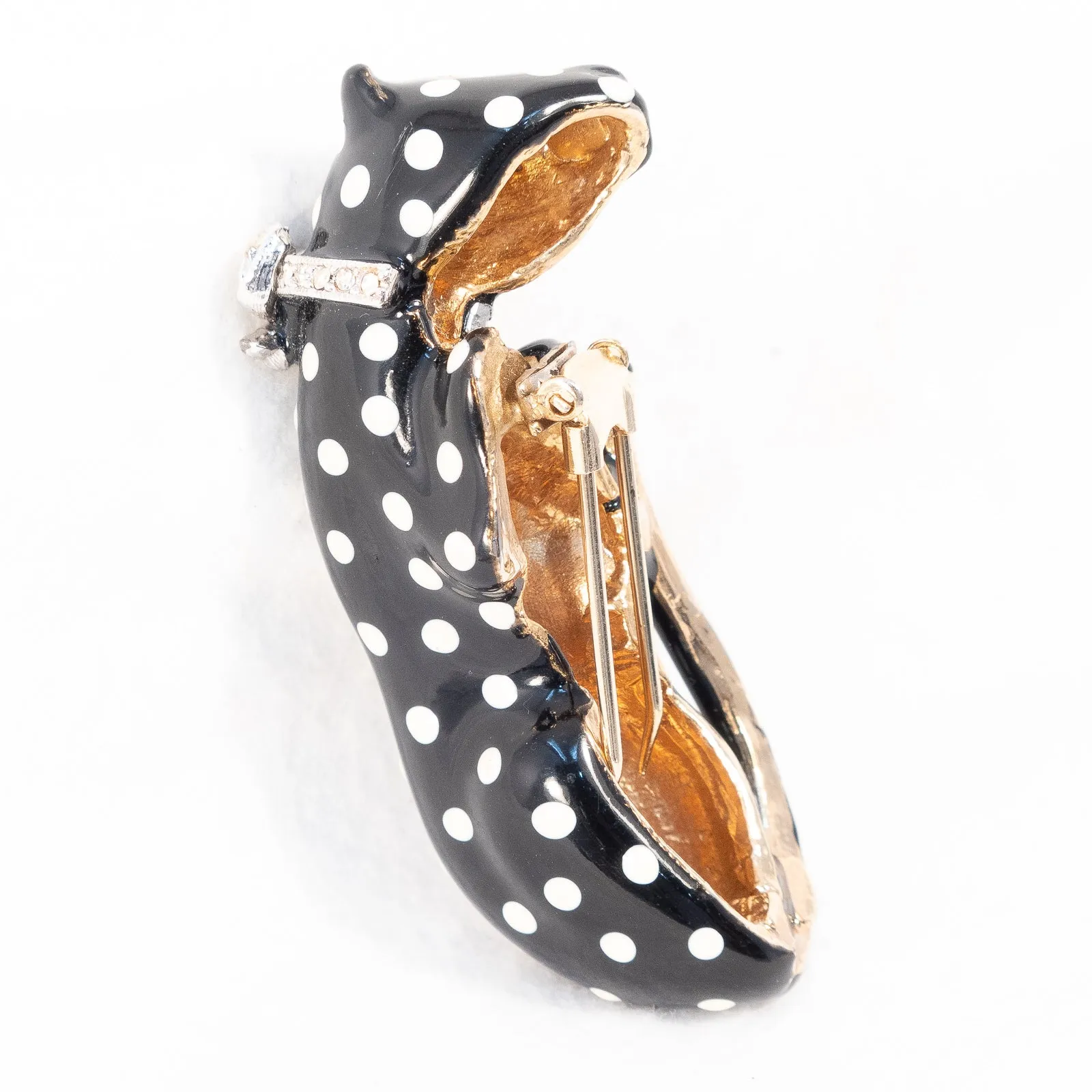 Kenneth Lane Leopard Fur Clip