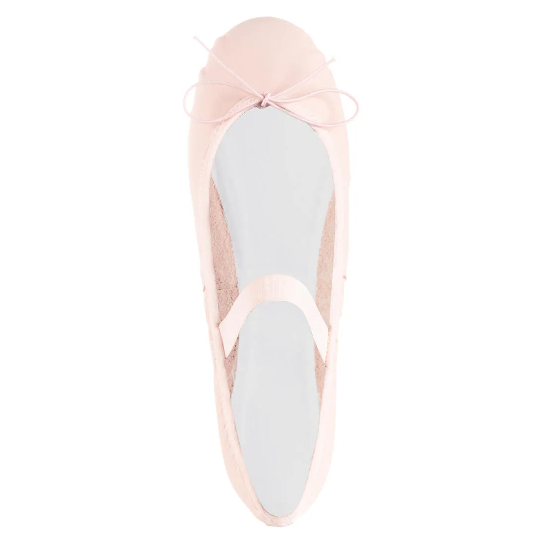 Kids' Full Sole Leather Ballet Demi-Pointe Shoes - Pink