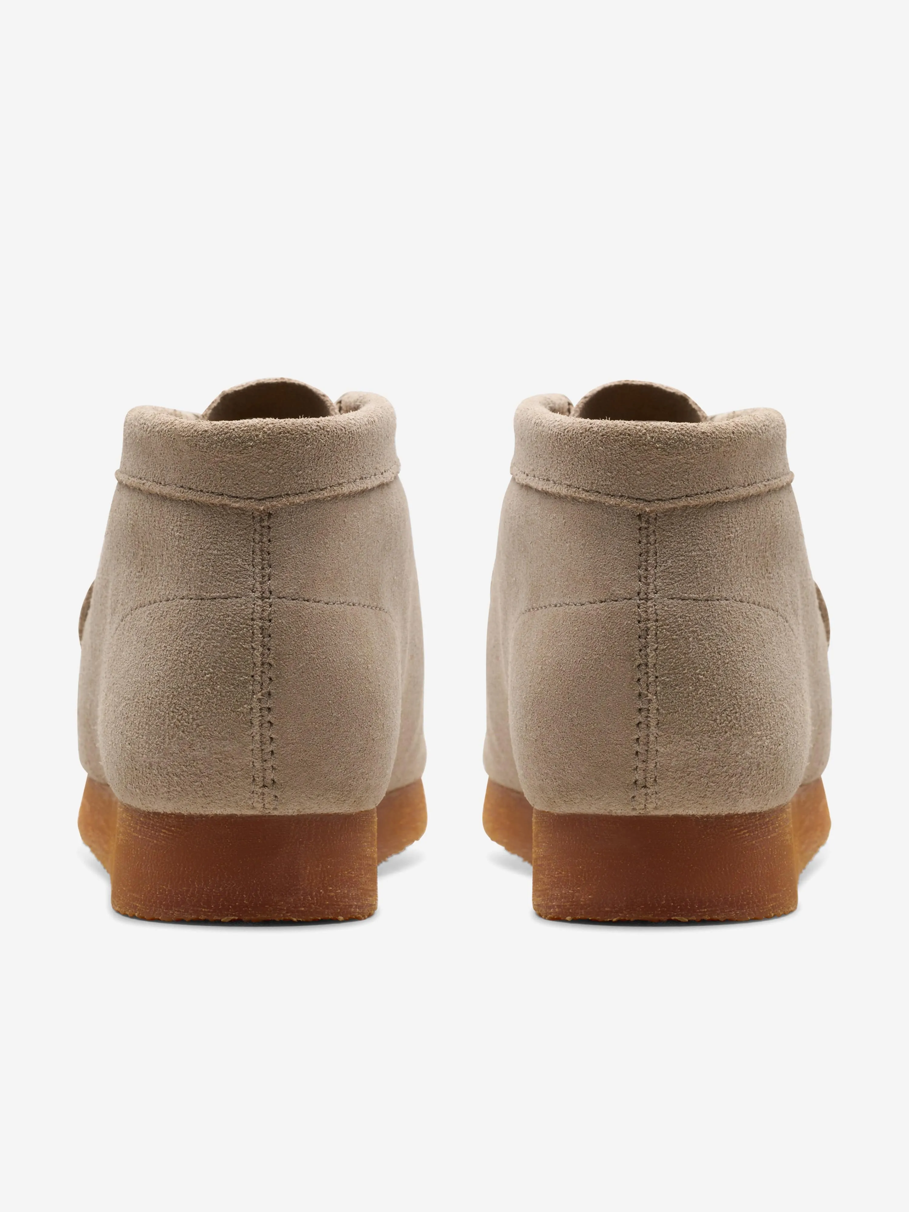 Kids Wallabee Boots in Beige