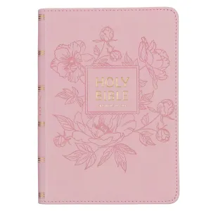 KJV Bible Compact LP Faux Leather, Pink