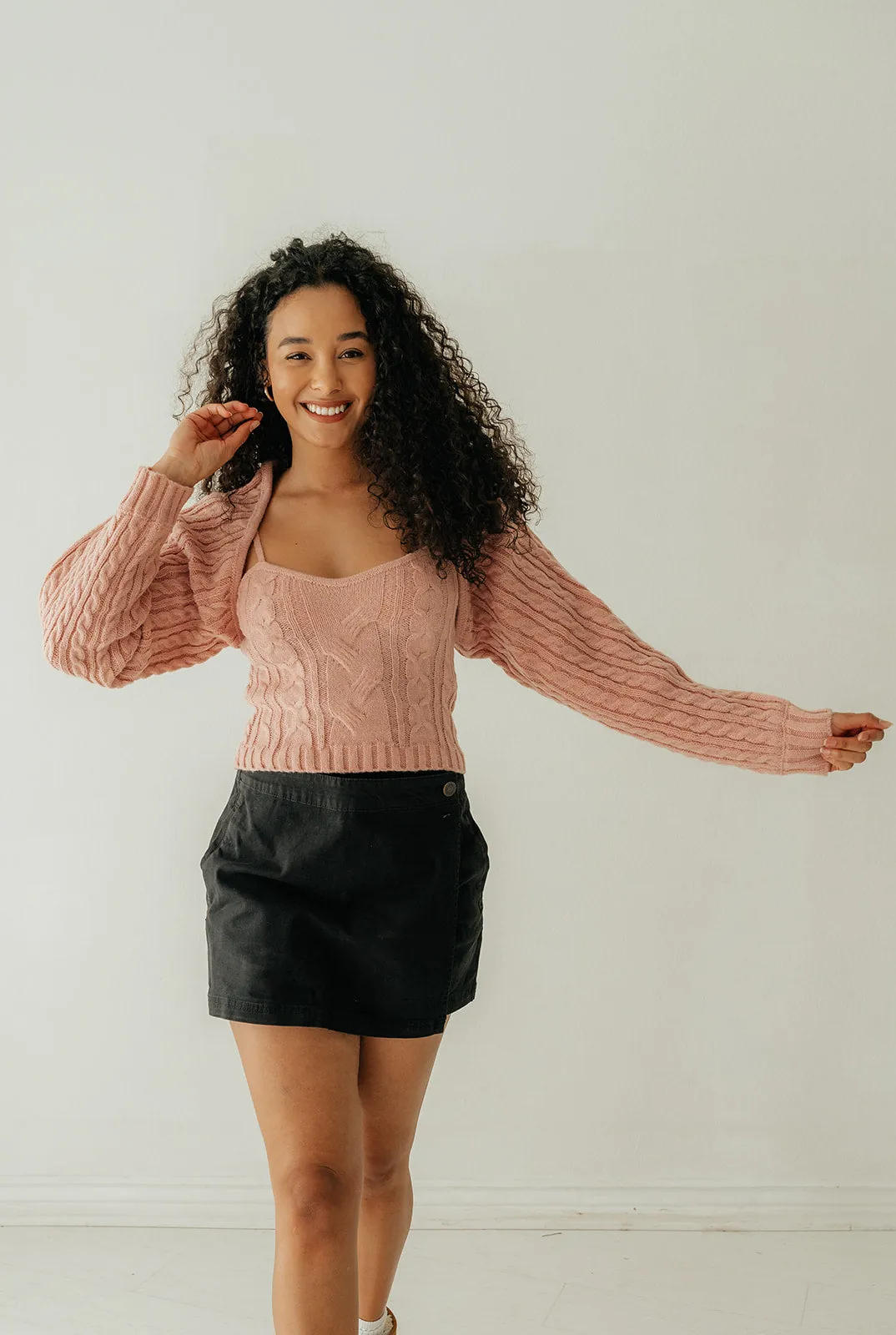 Knit Bolero and Tank Set