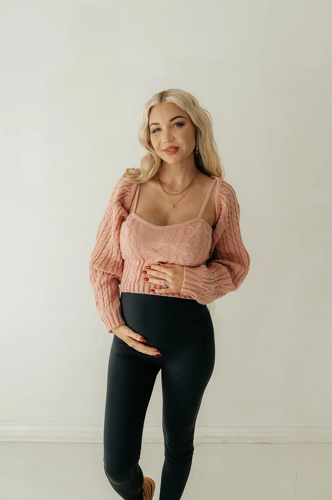 Knit Bolero and Tank Set