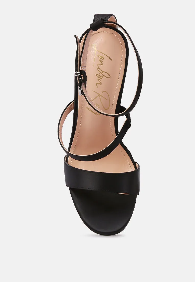 Lawsuit Ankle Strap Fantasy Heel Sandals By Ruw