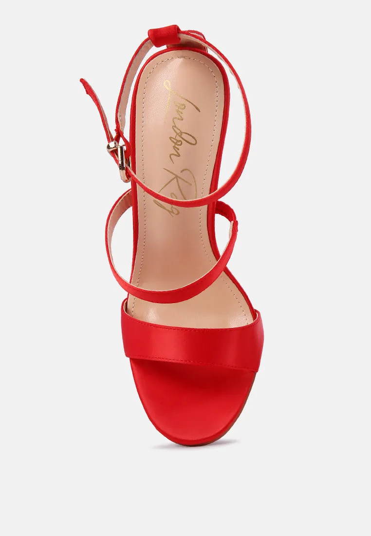 Lawsuit Ankle Strap Fantasy Heel Sandals By Ruw