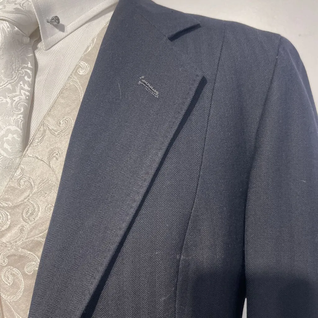 Le Cheval Navy Daycoat with Vest